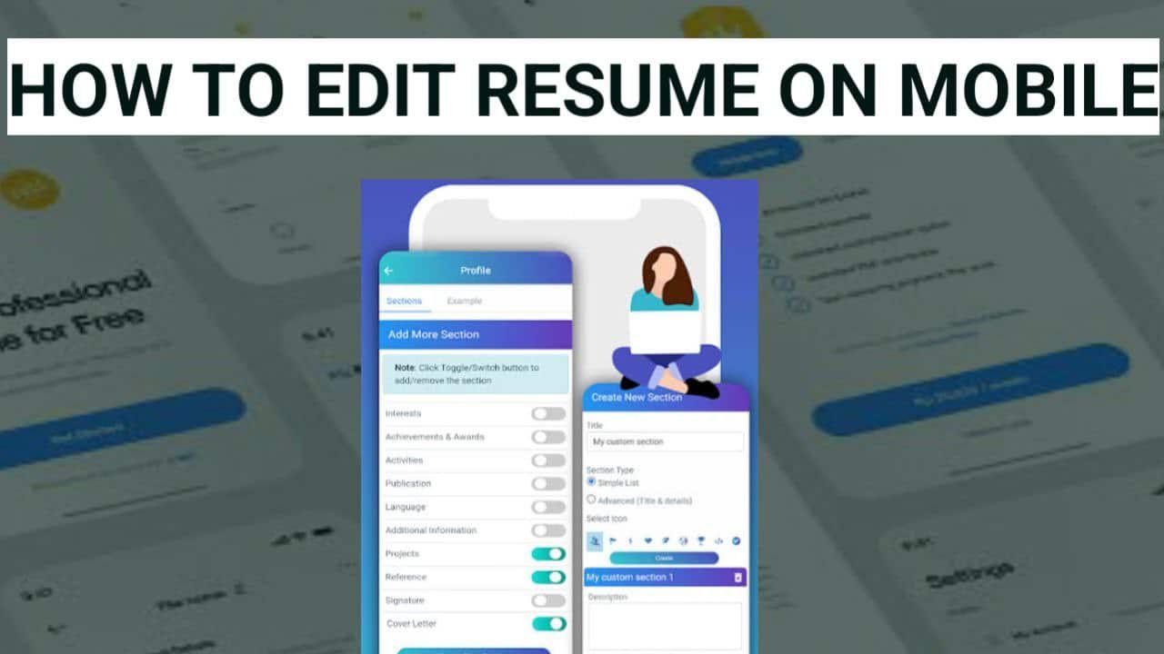 Edit Your Resume on Mobile