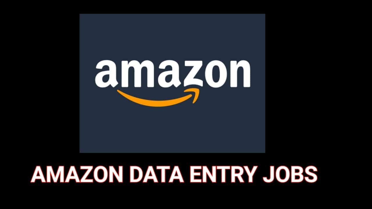 Amazon Data Entry Jobs