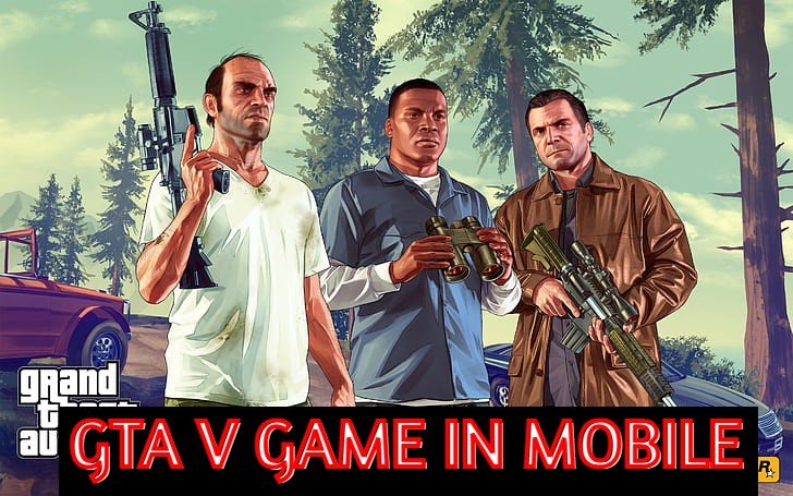 GTA V Game In Mobile Playing